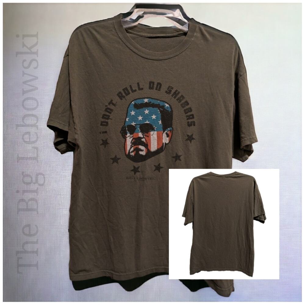 The Big Lebowski I Don't Roll on Shabbas 420 T-Shirt. Movie Promo Men's XL